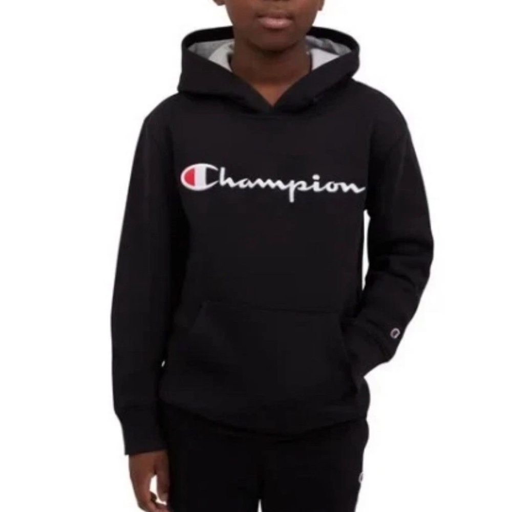 Champion Classic Black Pullover Hoodie
